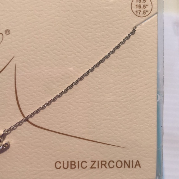 “Bride” necklace. White gold dipped - Picture 3 of 6